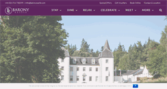 Desktop Screenshot of baronycastle.com