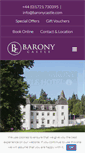 Mobile Screenshot of baronycastle.com